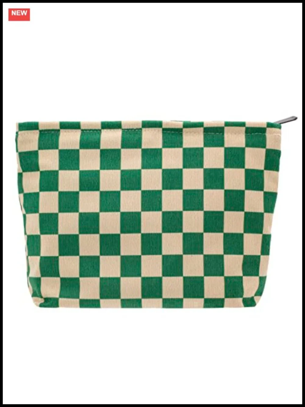 Corduroy Canvas Cosmetic Bag Large Travel Makeup Organizer Pouch for Purse